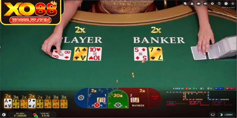 Quy trình đặt cược Baccarat online đơn giản với vài thao tác 