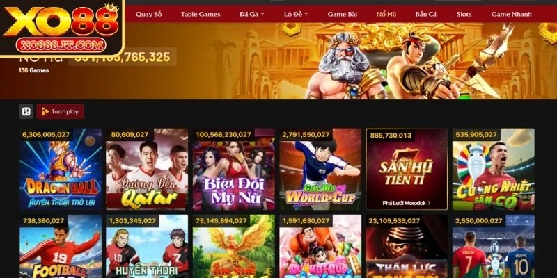 Nổ hũ XO88 được xem là một điểm đến uy tín và hấp dẫn 